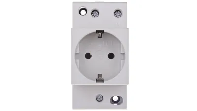 Image de Prise modulaire 2P+E 10/16A 230V Schuko, pour rail 002414020