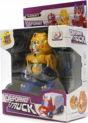 Produktbild von 2in1 Auto Roboter Transformer - Große Actionfigur Verwandlung Spielzeugfahrzeug