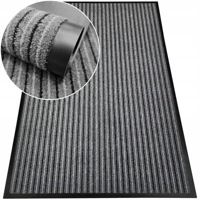 Produktbild von Nestor Lison Eingangsmatte 80x120 cm Grau Gummiert