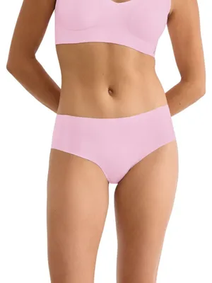 Image de Boxer rétro sloggi pour femme Blue ZERO Feel 20, rose floral - taille XS
