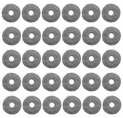 Produktbild von 30 Stück Wischpads Wischtücher Mop Zubehör - für Dreame L10S Ultra L20 X20 X40 X50 Xiaomi S10+ X10+ Q Revo - Roboterstaubsauger Ersatzteil