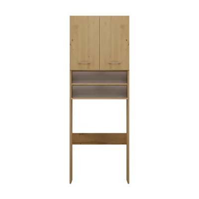 Image de Armoire pour machine à laver, 180 x 64 x 30 cm, chêne Artisan