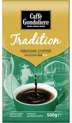 Produktbild von Caffè Gondoliere Tradition gemahlener Kaffee 500g – aromatisch & intensiv