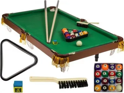 Obrázek produktu pro Americký mini stolní fotbalový stůl, vyrobený ze dřeva / Rozměry: 90 x 50 cm / Obsahuje 2 pálky a příslušenství