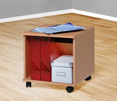 Produktbild von Rollcontainer Bürocontainer Nachtschrank buche buche