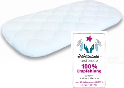 Produktbild von Alvi Alvimed Air Wiegenmatratze 40 mm Schaumkern antiallergisch waschbar