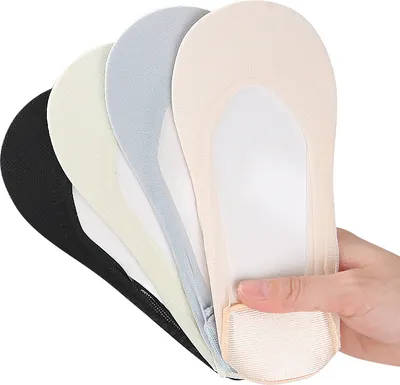 Produktbild von INF Bequeme & unsichtbare Fersensocken - 4er-Pack