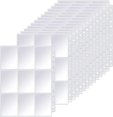 Obrázek produktu pro Solidchoice - 1800 obalů na sběratelské karty - Oboustranné fólie pro vázání (29 x 21 cm)