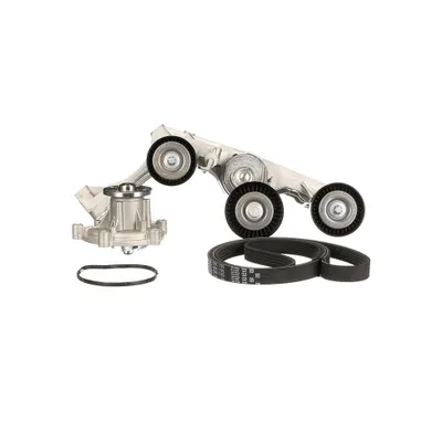 Produktbild von GATES KP25PK1765 Wasserpumpe + Keilrippenriemensatz passend für MERCEDES-BENZ A-Klasse (W169) B-Klasse (W245)