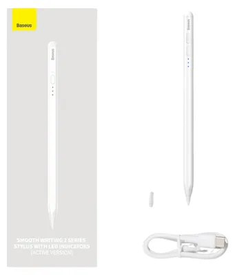 Obrázok produktu pre Baseus SXBC060202, Tablet, Apple, Biela, iPad Mini 6, Air 4/5, Pro 0–6 Series, Vstavaný, 11 h