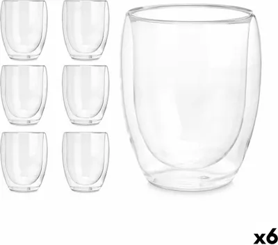 Obrázek produktu pro Sklenice na vodu Vivalto OCT-DG2061 Čiré borosilikátové sklo 326 ml (6 kusů)