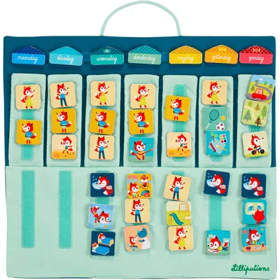 Productafbeelding van Lilliputiens Wekplanner - Educatief speelgoed voor kinderen