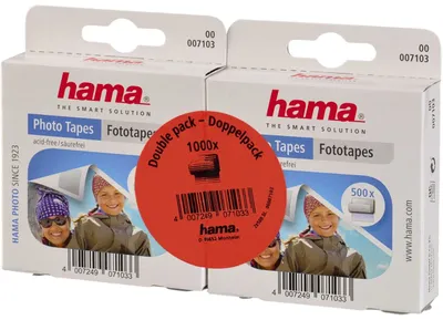 Image de hama Fototapes pastilles adhésives double face 12,0 x 13,0 mm