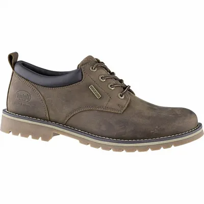 Produktbild von Dockers sportliche Herren Leder Halbschuhe cafe, Meshfutter, weiches Fußbett, Profilsohle