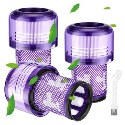 3er-Pack Ersatzfilter für Dyson V12 Detect Slim, HEPA