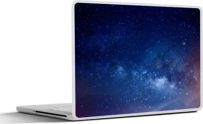 Produktbild von MuchoWow® Laptop Aufkleber Sticker Cover Die Milchstraße am Nachthimmel 40x30 cm - Laptop Dekoration - Selbstklebend