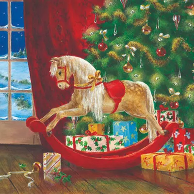 Produktbild von Weihnachten - Cocktail Servietten 25 x 25 cm – 3-lagig – 15