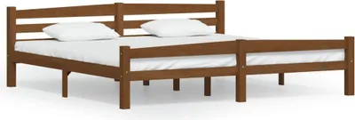 Obrázok produktu pre vidaXL Posteľ z masívneho dreva Honey Brown Pine 200x200 cm