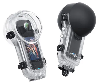 Immagine prodotto di Custodia subacquea portatile da 60 m per Insta360 X5 con sistema di sgancio rapido
