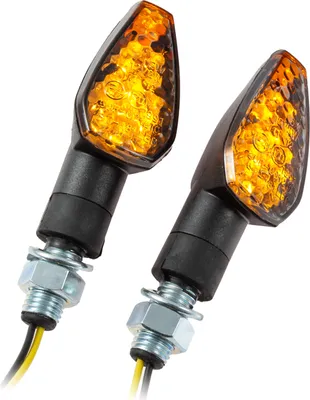 Zdjęcie produktu dla Kierunkowskazy LED PEAK przyciemniane na czarno M10