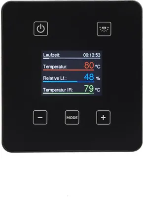 Produktbild von "Saunacontrol T0" für Verdampfer- u. Saunaofen (Wandmontage)