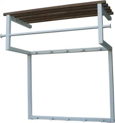Produktbild von RIZZOLI Wandgarderobe - Weiß / Eiche