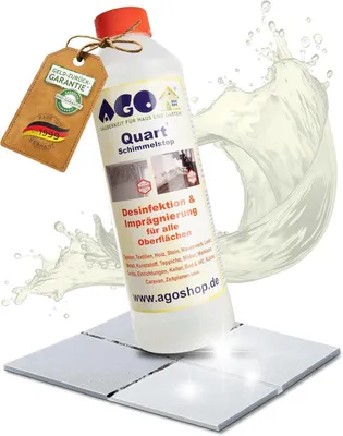 Produktbild von AGO Schimmelstop 500ml / Schimmelentferner wirkt bis zu 18 Monate vorbeugend & aktiv gegen Schimmel/Anti Schimmel Imprägnierung