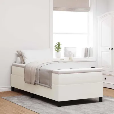 Produktbild von Maison Exclusive - Plattformbettgestell Creme 80 x 200 cm Cordstoff