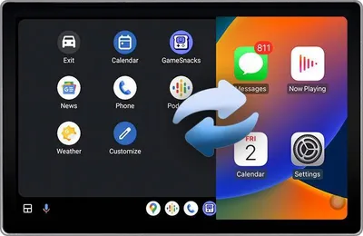 Immagine prodotto di Autoradio Android da 11,5'' con 256 GB per Citroen C5 2008-2017 CarPlay Android Auto Navi Bluetooth DAB+ telecamera di retromarcia
