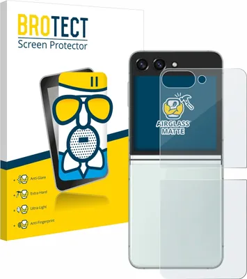 Produktbild von BROTECT Entspiegelungs Schutzglas für Samsung Galaxy Z Flip 5 (Rückseite) Schutzfolie Panzer Folie Glas Display Schutz matt