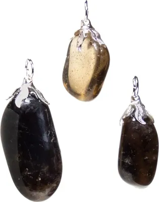 Produktbild von Edelsteinanhänger Rauchquarz --±1.5-3cm online bestellen