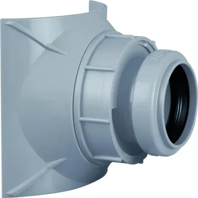 Zdjęcie produktu dla odgałęzienie śrubowe airfit DN 110/40 szare, Z-42.1-603