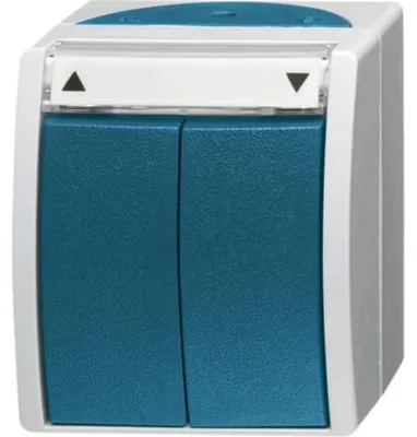 Produktbild von BUSCH JAEGER 2621/4 W-53 - 1P - Grün - Weiß - 250 V - 10 A - 74 mm - 55 mm
