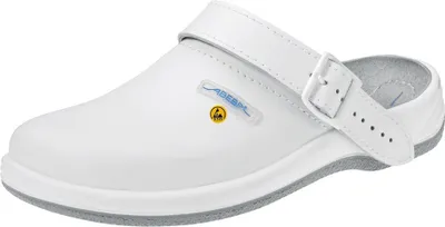 Produktbild von Abeba ESD-Berufsschuhe Arrow OB Clog weiß CE ESD SRA