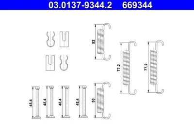 Image de Kit d'accessoires, unité de frein de stationnement