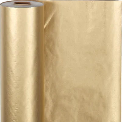 Produktbild von Geschenkpapier , B 50 cm, 60 g, Gold, 100 m/ 1 Rolle [HOB-20282]