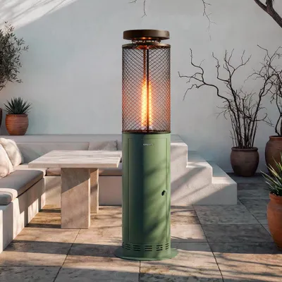 Produktbild von CREATE - FIRE ROUND PELLET HEATER - Außenofen 17,5 kW rauchfrei mit Pellets