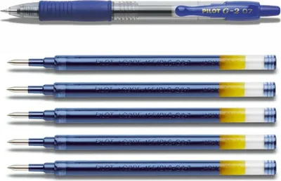 Produktbild von Pilot G2-07 blau + 5 Minen