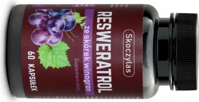 Produktbild von SKOCZYLAS Resveratrol aus Trauben HERZ-KREISLAUF BLUTDRUCK 60 Kapseln