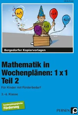 Immagine prodotto di Mathematik in Wochenplänen: 1 x 1. Teil 2