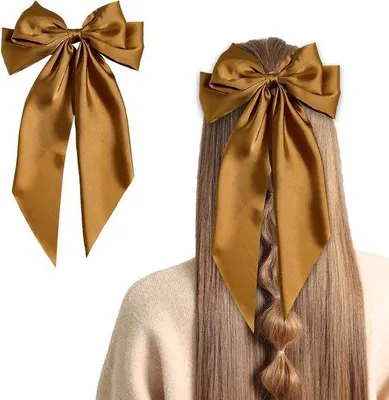 Produktbild von Große Haarklipse für Frauen, glatte Kaffee-Farbe Haarspangen