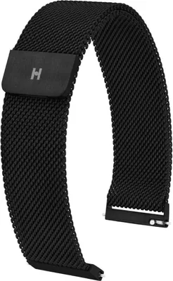 Immagine prodotto di Bracciale Milanaise Nero per Orologi Intelligenti e Classici 20mm