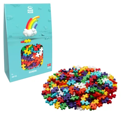 Produktbild von Plus Plus - 300 Kreativ Bausteine Regenbogen
