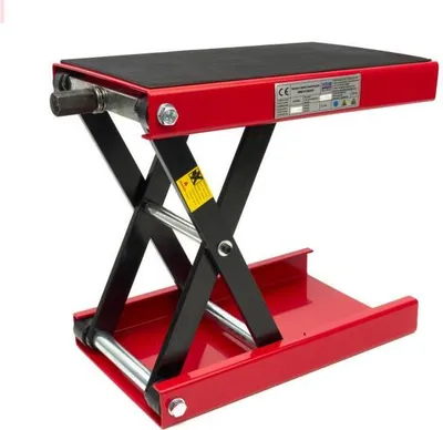 Produktbild von HBM Flacher Mini-Motorradlift 450 kg – Rot