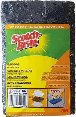 Produktbild von Scotch -Brite Professional Griddle Pads 10pk WI362 (One Size) (One Colour)