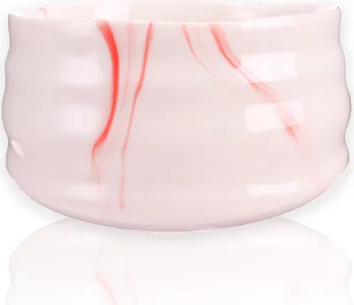 Obrázek produktu pro Matcha miska "Pink Marble" pro čajový obřad, 430 ml