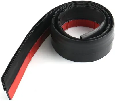 Immagine prodotto di Guarnizione per porte da garage - Guarnizione universale in gomma - Guarnizione resistente alle intemperie - Striscia in gomma per porte da garage - 50 mm x 1 m - Nero