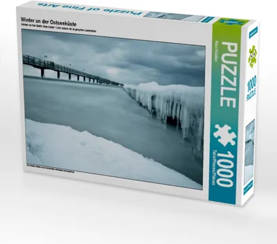 Produktbild von Calvendo Winter an der Ostseeküste 1000 Teile Puzzle quer 640x480mm, Ködder Rico; 7296076