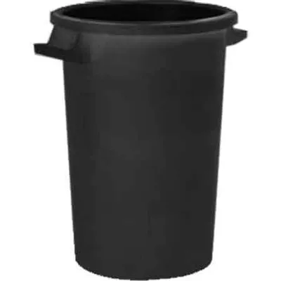 Image de POUBELLE NOIRE 75 L - Ø 44 x 60 h