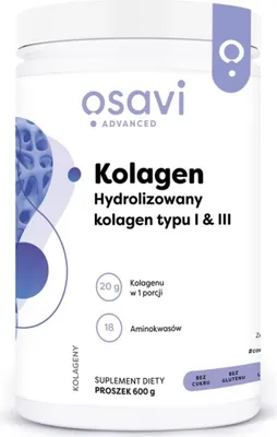 Productafbeelding van Osavi gehydrolyseerd collageen (600 g) 8718